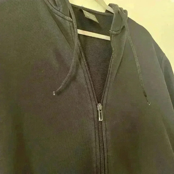 Men’s Adidas Hoodie Sweatshirt with Logo on Sleeves Men Size Medium - Picture 2 of 12